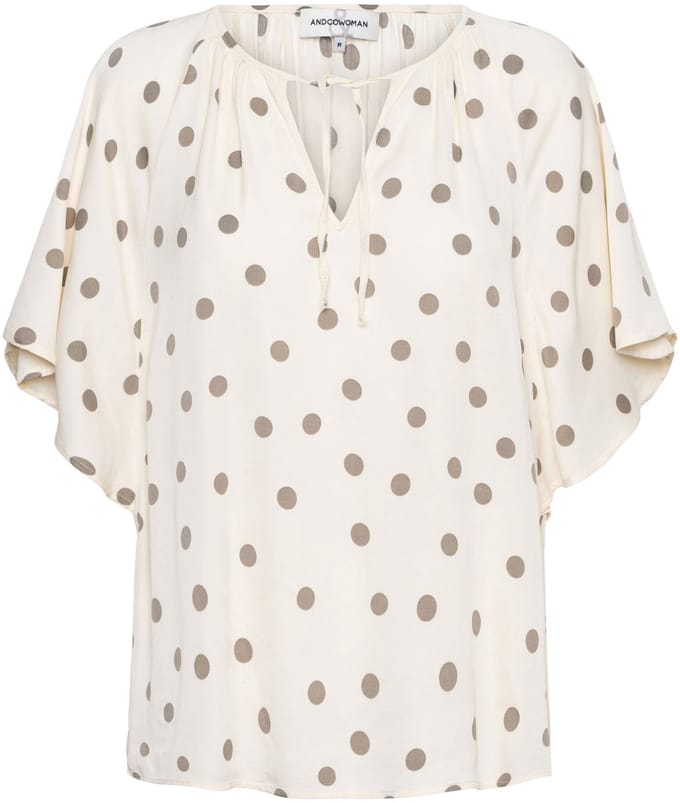 &Co Woman AXELLE DOT - Top - M - Beige