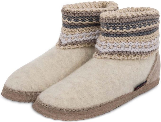 Giesswein Sloffen - Maat 38 - Vrouwen - beige,grijs