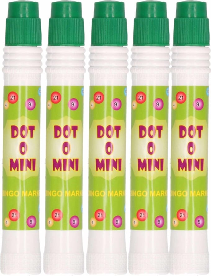 Twisk bingodabber groen Dot.O.Win 20ml speelgoed knutselen.