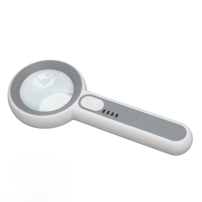 Handheld Vergrootglas 5x Oplaadbaar Touch Control LED Licht Handheld Vergrootglas