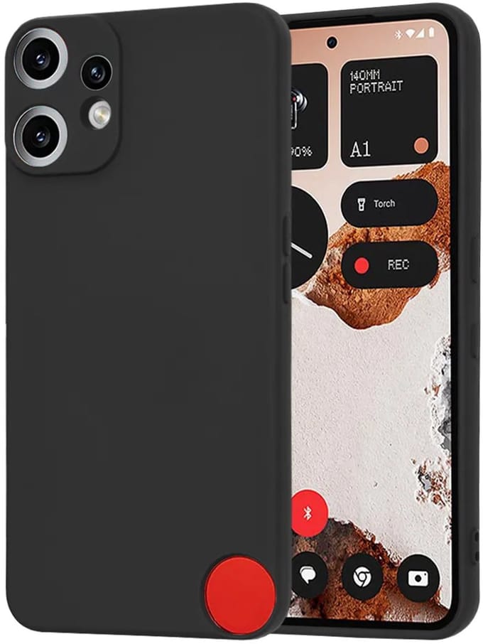 Hoesje geschikt voor Nothing CMF Phone 2 Pro - Techsuit Soft Flex Silicone Back Cover - Black