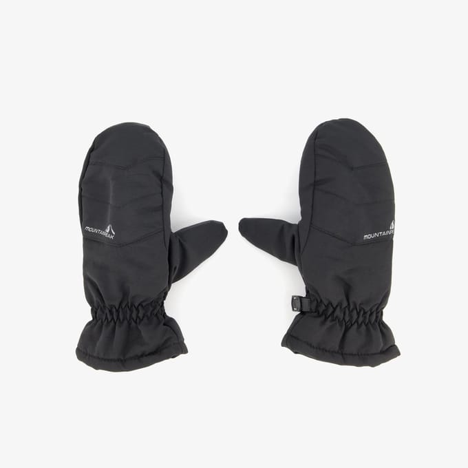 Mountain Peak kinder skiwanten - Zwart - Maat 146/152