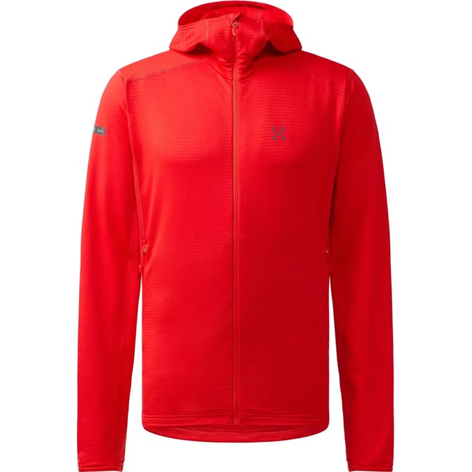 Haglofs L.i.m Mid Multi Ii Fleece Met Volledige Rits Rood M Man
