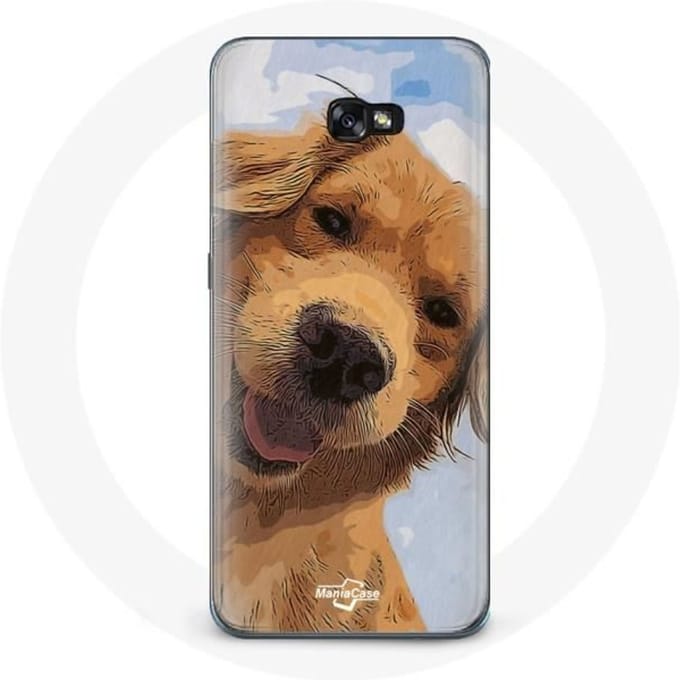 Case voor Samsung Galaxy A8 2016 Golden retriever Hondenras