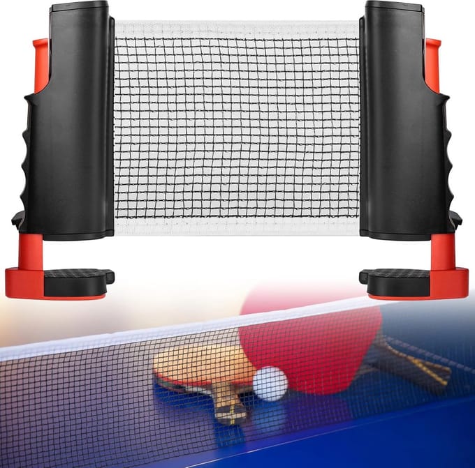 Uitschuifbaar Tafeltennisnet - Universeel Pingpong Net voor Binnen en Buiten