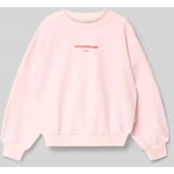 GARCIA Meisjes Tekst Print Sweater Roze Lange mouw