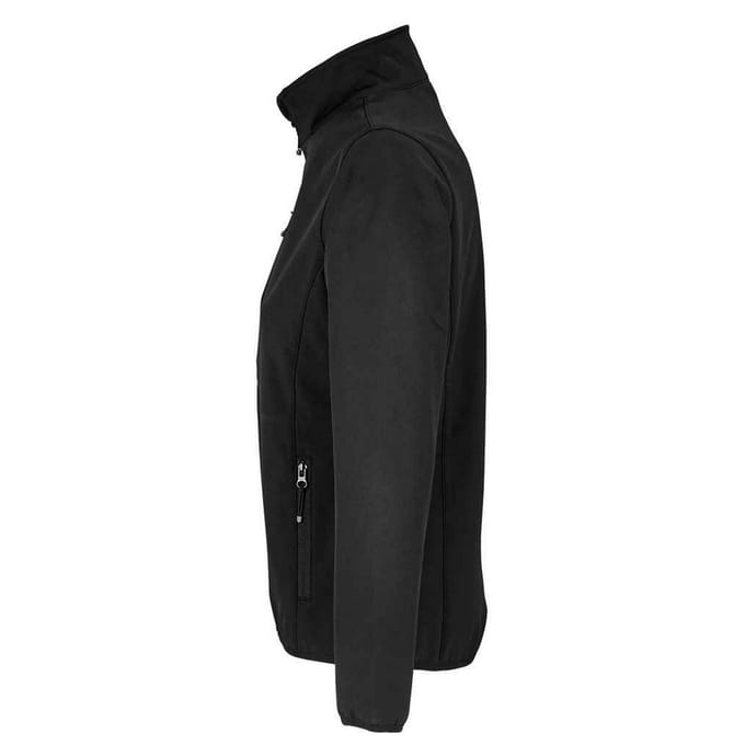 SOLS Dames/Dames Falcon Softshell gerecyclede Soft Shell jas (Zwart)