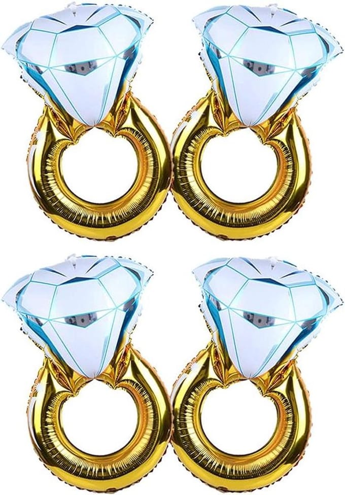 EGoods - Gouden Diamant Ballon - Bruiloft Decoratie - Valentijnsdag Feestartikelen
