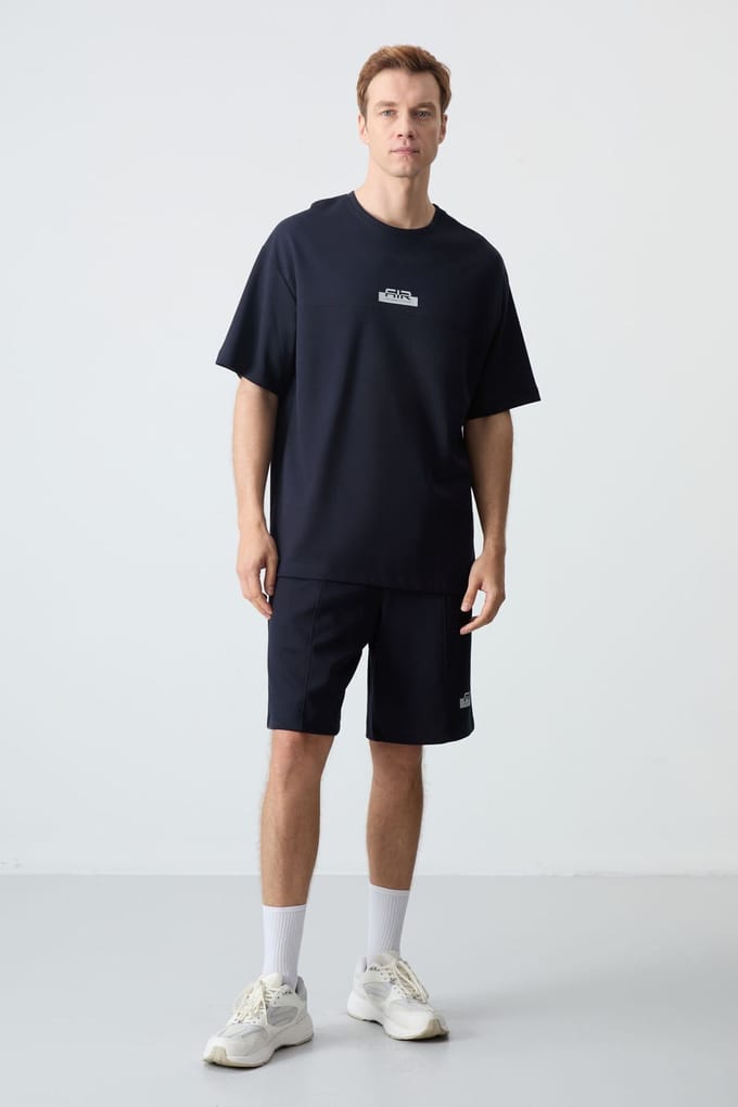 Heren Oversized T-shirt en Korte Broeken Set