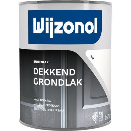Wijzonol Dekkend Grondlak - 0,75l - Wit