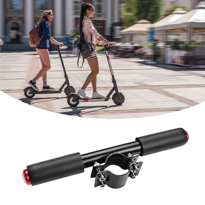 Elektrische Step Kinderen Stuur Kindveilig Handvat met Verlichting Compatibel voor Ninebot G30 ES Serie Elektrische Step zwart