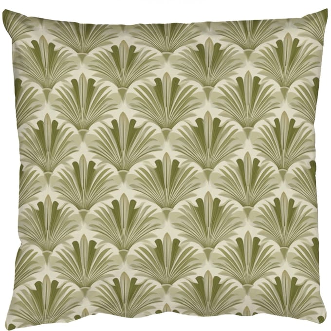 Sierkussens - Kussentjes Woonkamer - 45x45 cm - Klassiek - Waaier - Groen