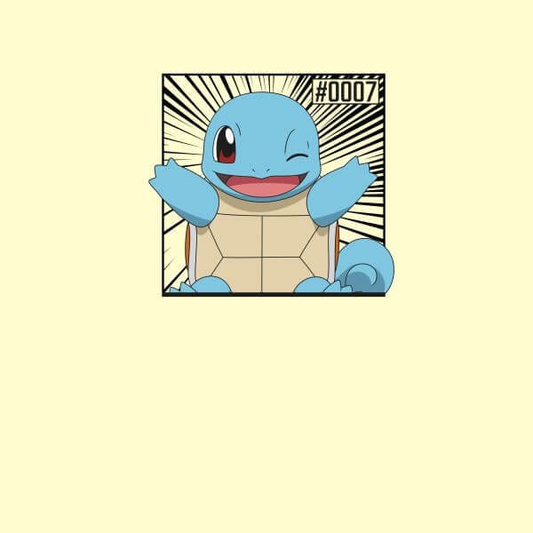 Pokémon Pokédex Squirtle #0007 Women's T-Shirt - Cream - L
