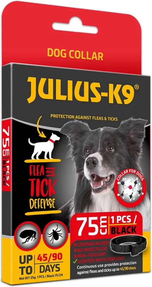 Julius K9 - Anti teken en vlooienband - 75cm - 1st
