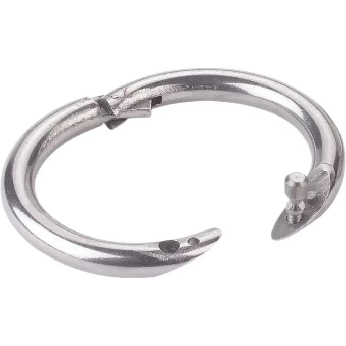 Roestvrijstalen stierenring Kerbl Top Quality (x1)