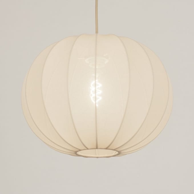 Lumidora Hanglamp 74887 - TACK - E27 - Beige - Zand - Metaal - ⌀ 38 cm