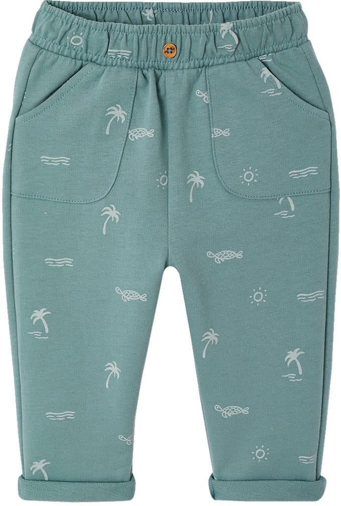Vertbaudet Broek met print van molton baby