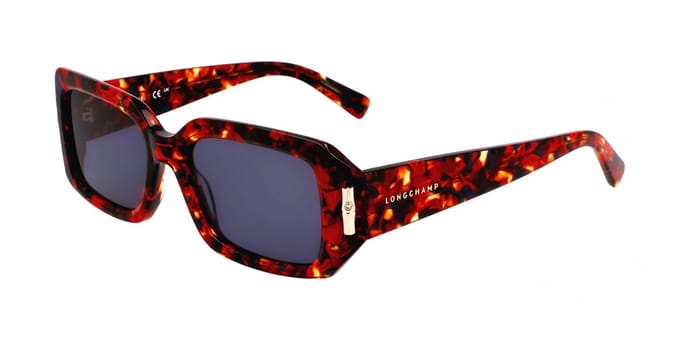 Longchamp LO765S Marble red 53/18/140 WOMAN Zonnebrillen