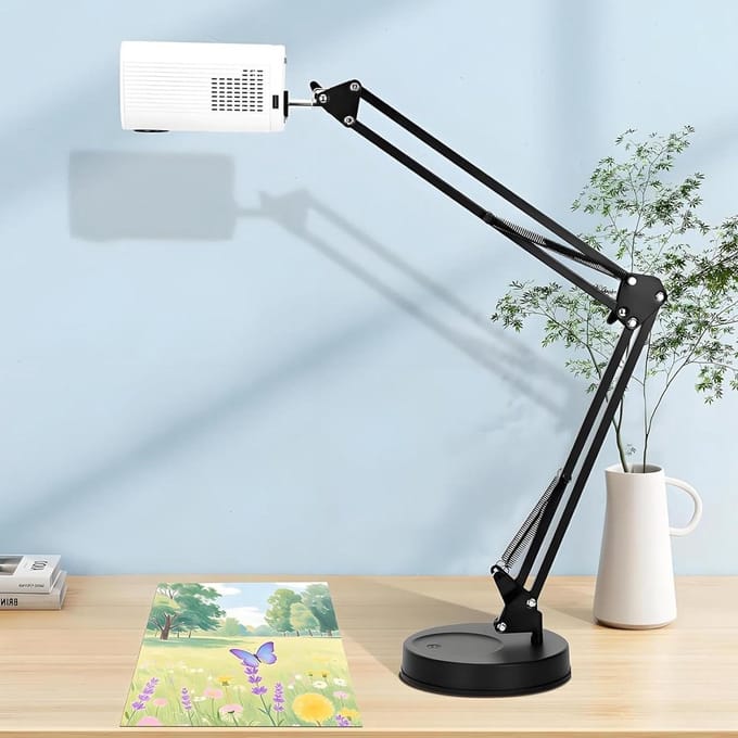 Tekent Projector - Schets Apparaat - Creatief Ontwerp - Verstelbare Hoek - 16-100 Inch - Wit