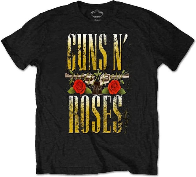Guns N' Roses - Big Guns Heren Tshirt - S - Zwart