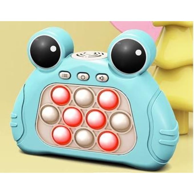 Machine de jeu Défi Souris de Terre pour Enfants Décompression Entraînement Réponse Puzzle Jouets bleu ciel