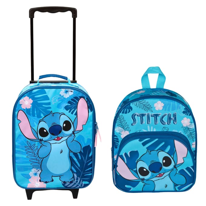 Lilo & Stitch reisset; trolley en rugzak