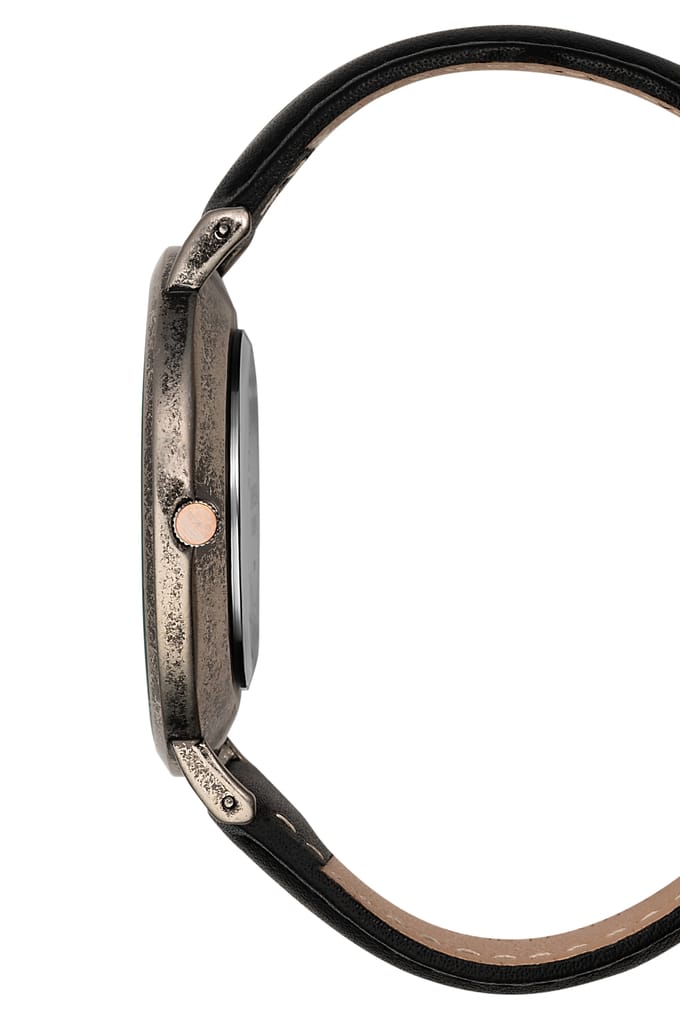 Orphelia Alium OF761800 Horloge - Leer - Zwart - Ø 41 mm