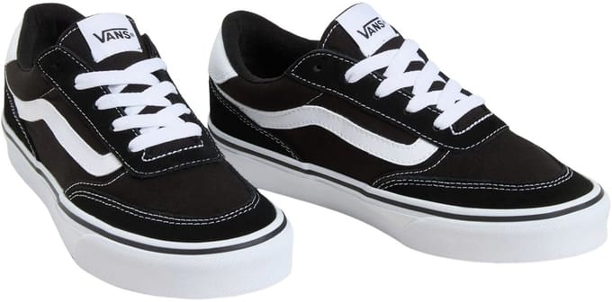 Vans Brooklyn LS SUEDE/CANVAS BLACK/WHITE Unisex Sneakers - Black/White