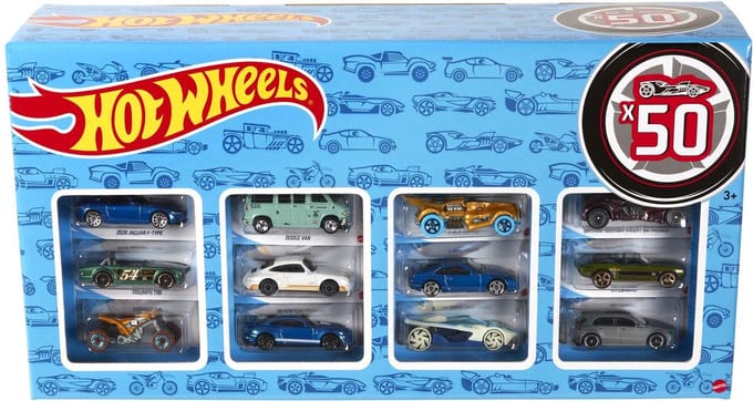 Hot Wheels 50-auto diecast - Cadeauverpakking - Speelgoedvoertuig