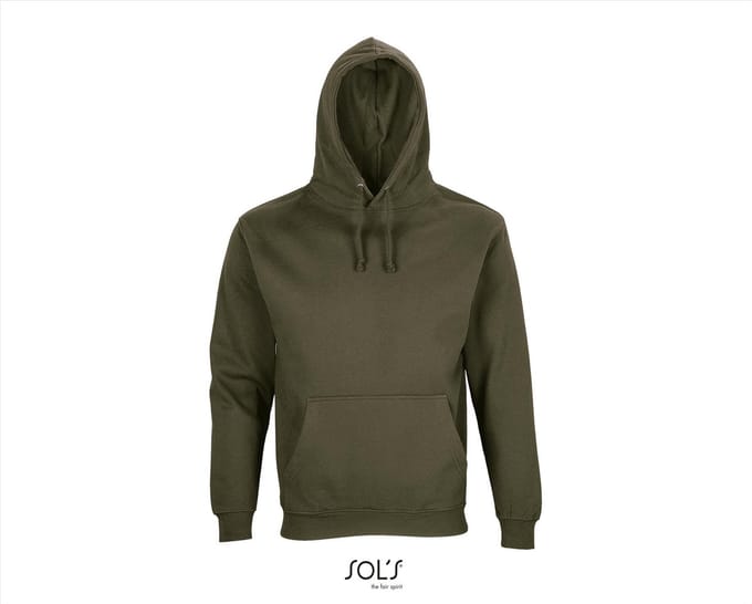 SOL'S Unisex Condor Hooded Sweatshirt L03815 - Army - S