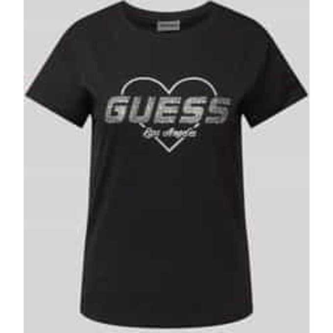 T-shirt met strass-steentjes, model 'NARCISO'