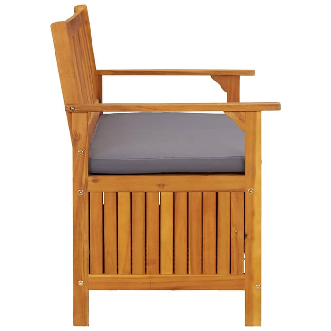 vidaXL - Tuinopbergbank - 120 - cm - massief - acaciahout