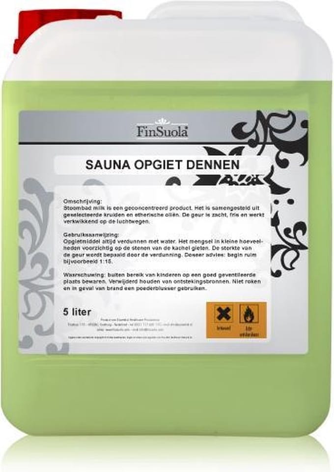 Finsuola Sauna opgietmiddel Dennen 5 liter