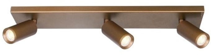 Freelight - Spot Scolo 3 lichts L 46 cm brons goud