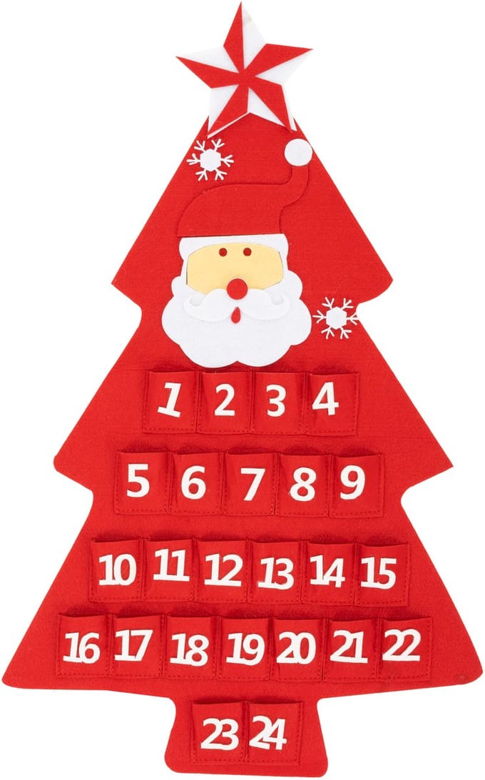 Springos Adventskalender | 24 lades | Hangend | Kerstboom