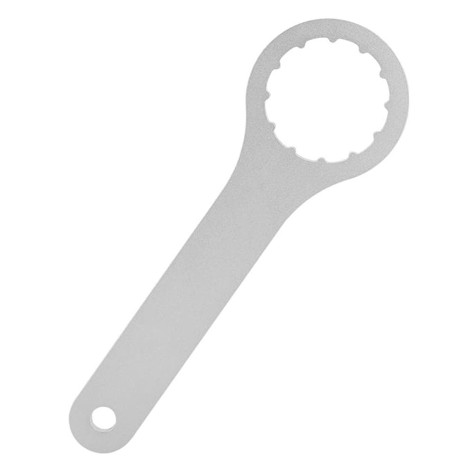 Draagbare fiets trapas sleutel van aluminiumlegering Fietsreparatiegereedschap voor DUB-as white