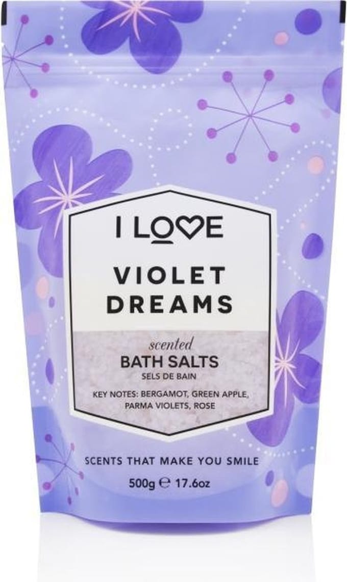 I Love... Violet Dreams Bath Salts 500g