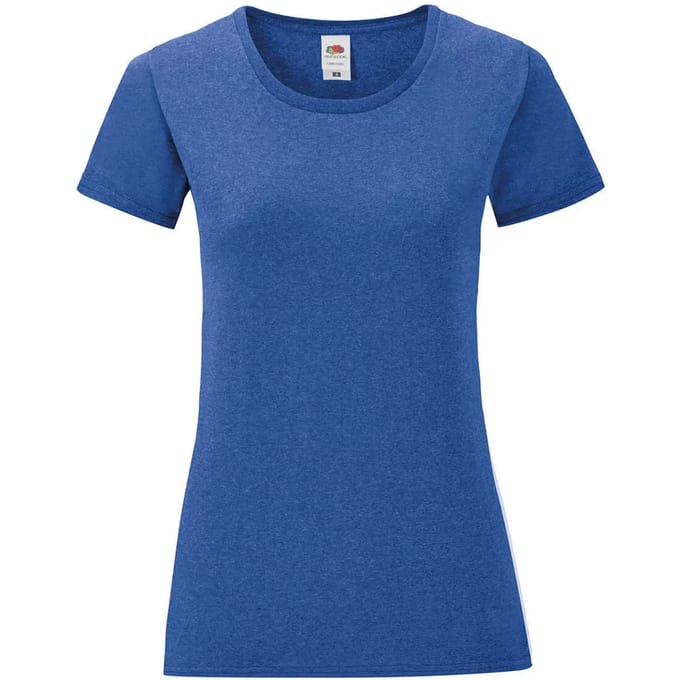 Dames-T-shirt Fruit of the Loom Iconic 150