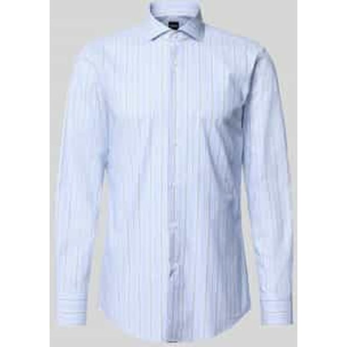 slim fit zakelijk overhemd van katoenmix model 'HANK-SP'