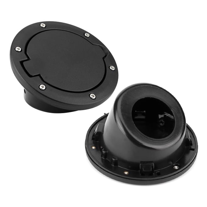 Auto Brandstoftank Deksel Dop Vervanging Past voor Jeep Wrangler JK 4Deurs 2Deurs 20072018 black