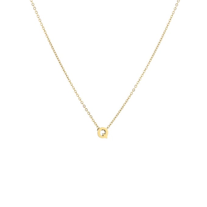 Letter-Ketting-Q-Goud