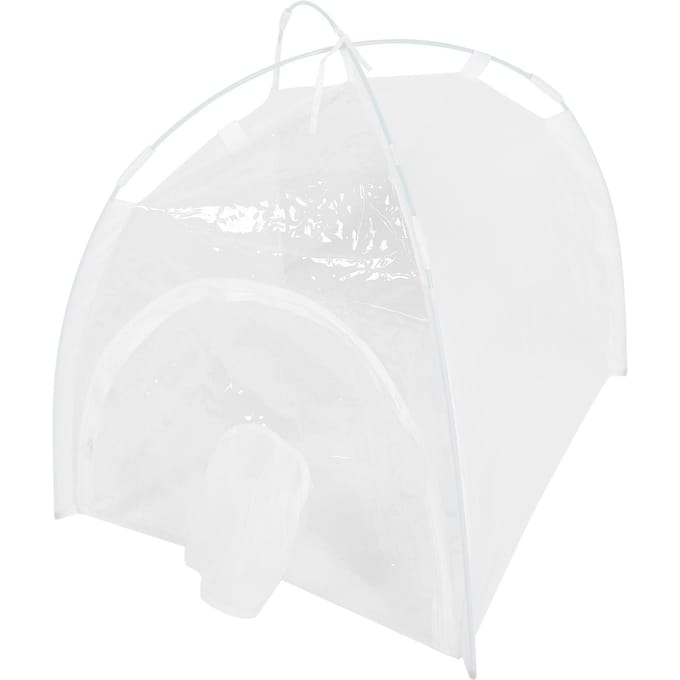 Cage à insectes en maille réutilisable et pliable pour mini plantes et papillons white