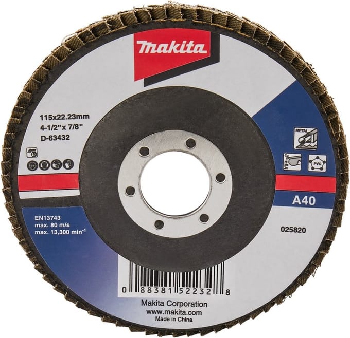 Makita D-63432 Lamellenschuurschijf A40 | 115mm