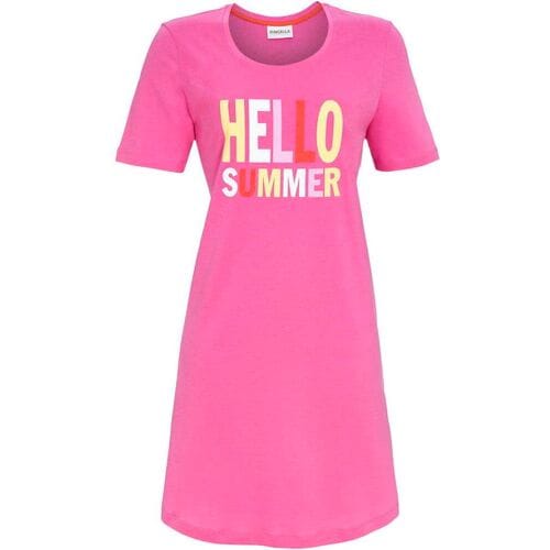 Ringella Roze nachthemd zomer katoen Roze vrouw 36