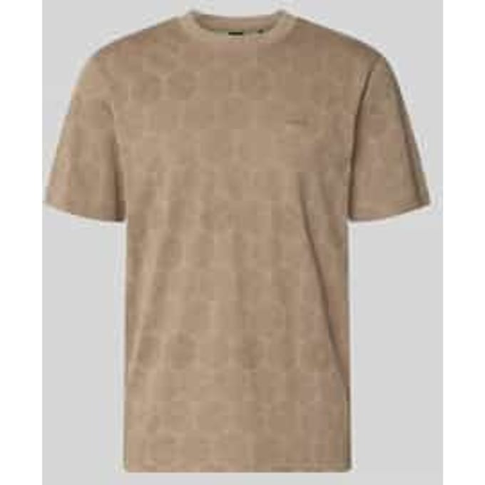Regular fit t-shirt van puur katoen