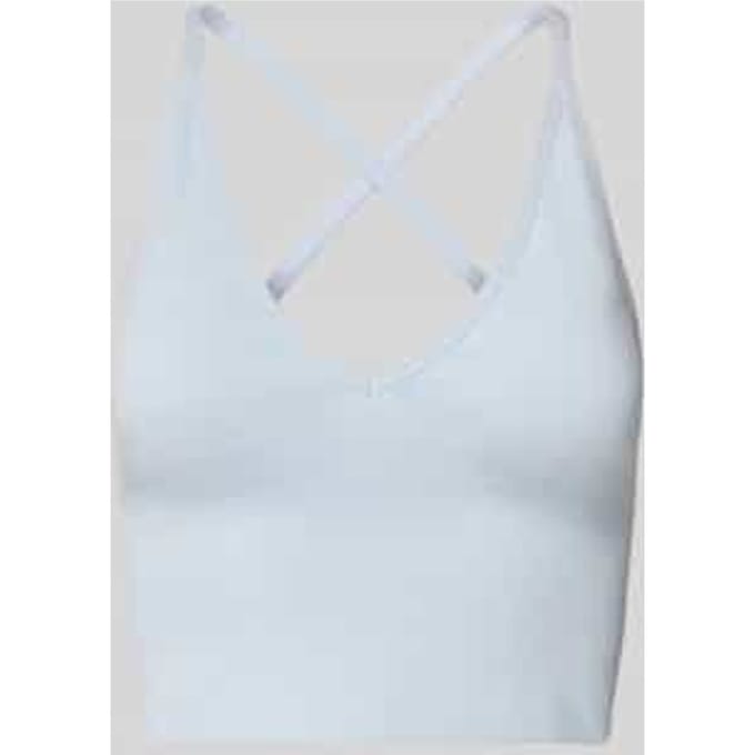 Crop top met gekruiste bandjes