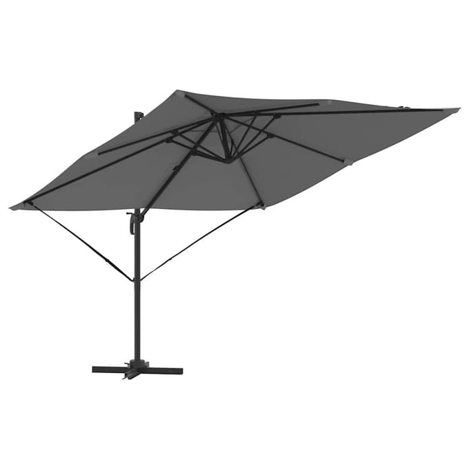 vidaXL - Roma - Parasol - Rechthoekig - 286 - x - 284 - x - 265 - cm