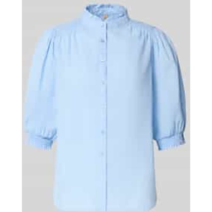 regular fit blouse met opstaande kraag model 'CALISTE'