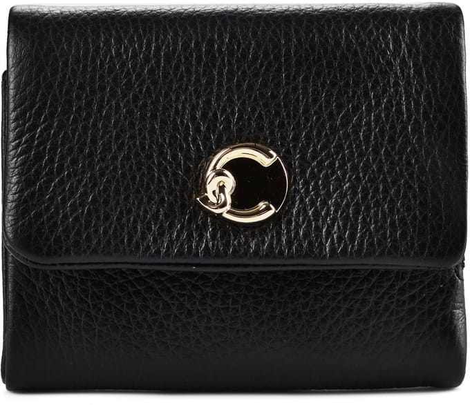 COCCINELLE Leren portemonnee C-Me Softy Wallet Noir zwart