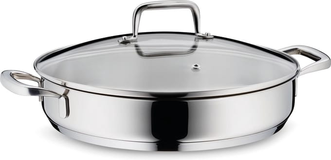 Hapjespan RVS, 28 cm - Kela | Flavoria